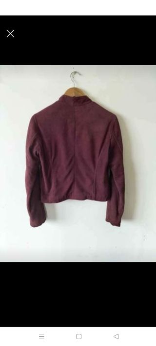 Cazadora de piel talla 40