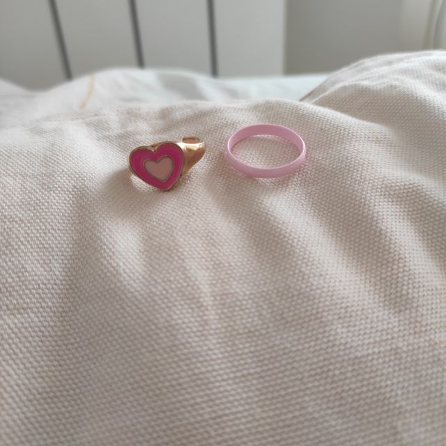 Pack anillos rosas