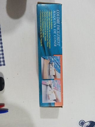 Maquina de coser a pilas