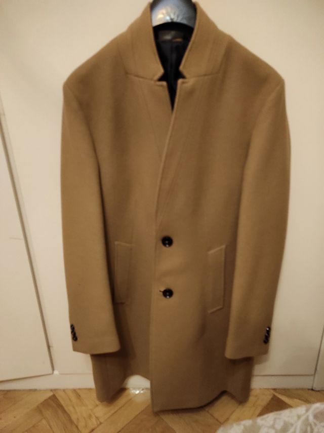 Abrigo paño caballero