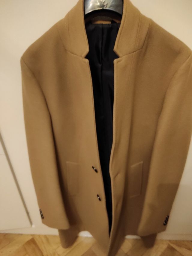 Abrigo paño caballero