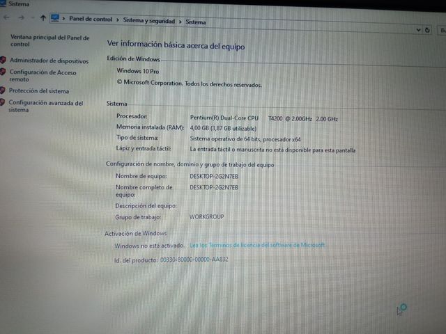 Portátil Toshiba Satellite l300