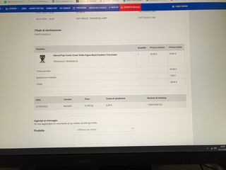 Funko Pop Black Panther 18 Cover Vinile NUOVO