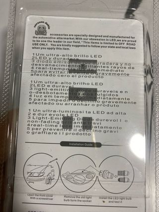Lamparas de Led Automovil
