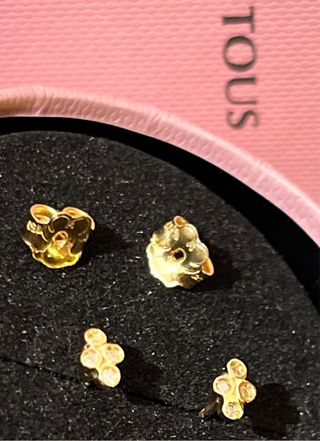 TOUS pendientes oro 18k diamantes 0.08ct