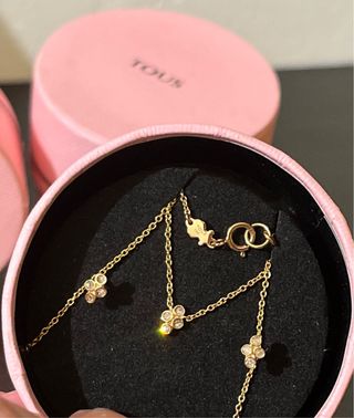 TOUS pendientes oro 18k diamantes 0.08ct