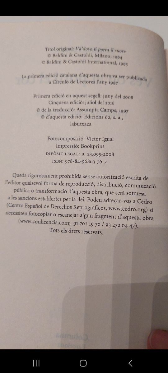 Vés on et porti el cor