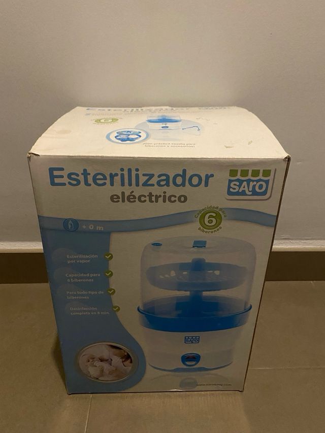 Esterilizador eléctrico biberones saro