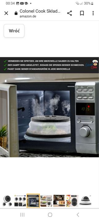 Cook Copertura Pieghevole per Microonde