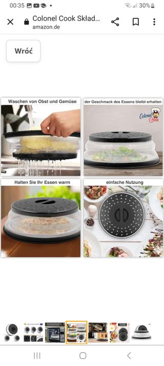 Cook Copertura Pieghevole per Microonde