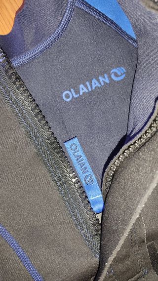 Neopreno corto infantil surf Olaian azul Decathlon