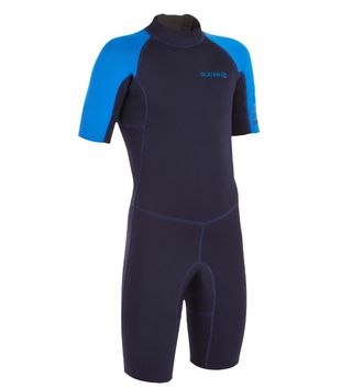 Neopreno corto infantil surf Olaian azul Decathlon