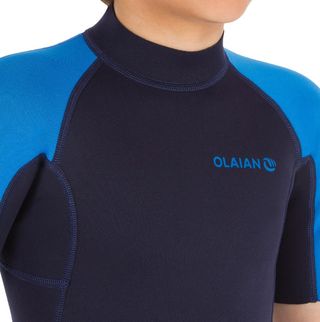 Neopreno corto infantil surf Olaian azul Decathlon