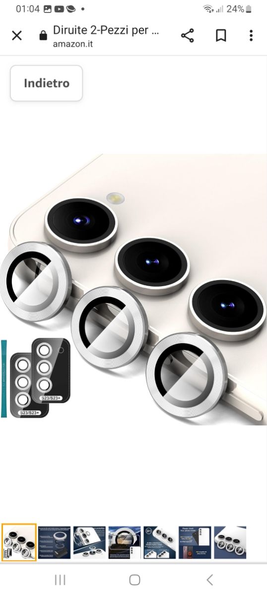 Pellicola Protettiva per obiettivo fotoc