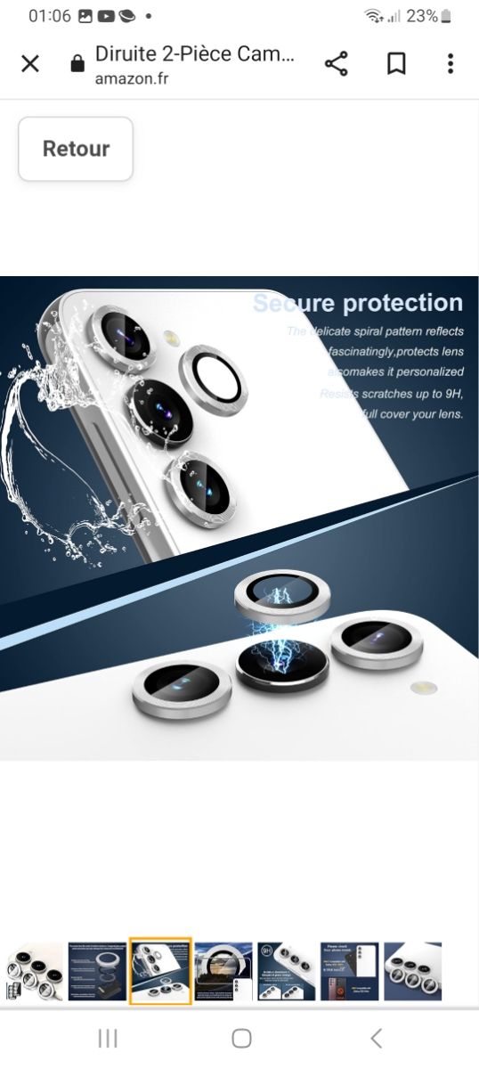 Pellicola Protettiva per obiettivo fotoc