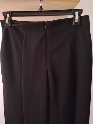 Falda midi abertura