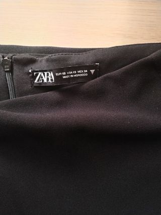 Falda midi abertura