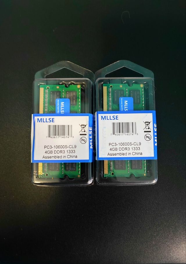 Memorie RAM portatili, 2x4 GB (8 GB in totale)