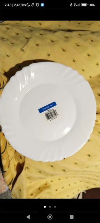 Vajilla porcelana 