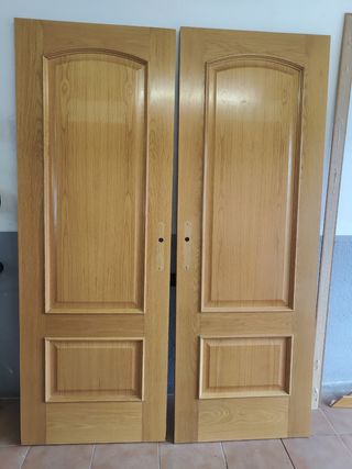 Puerta interior roble