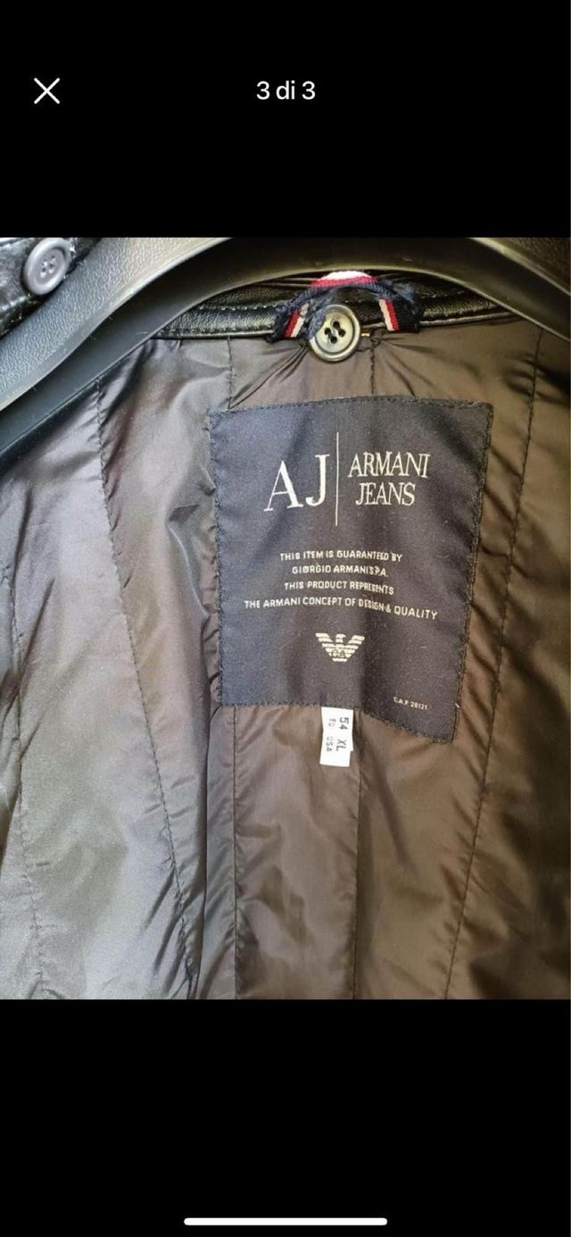Giacca in pelle, Giorgio Armani