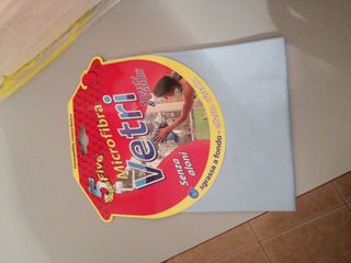 Panno Cristalli - Vetri. Nuovo.Microfibra.Super5