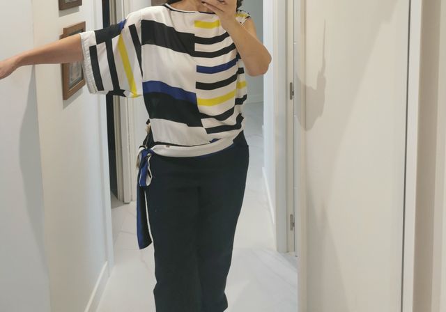 Blusa asimétrica Phard