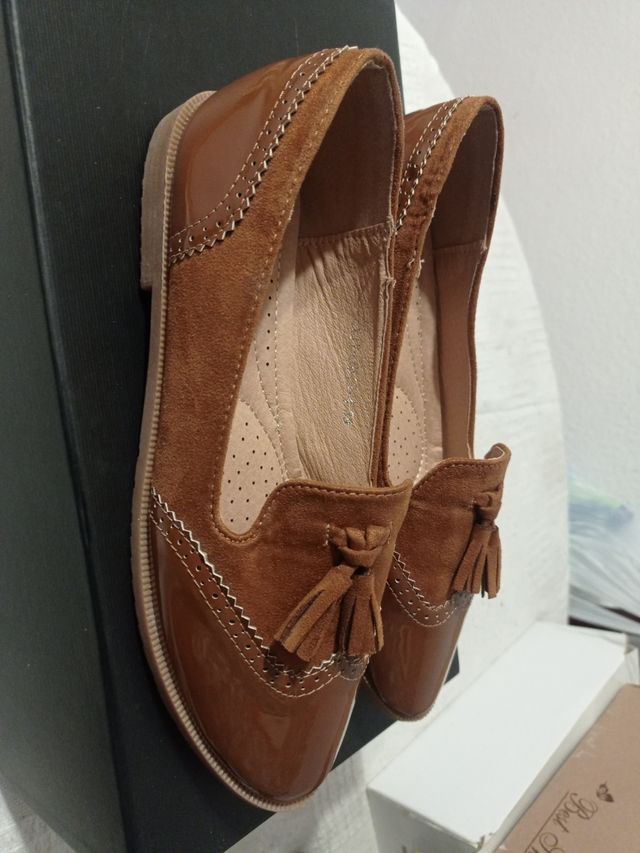 Zapatos talla 39 marron