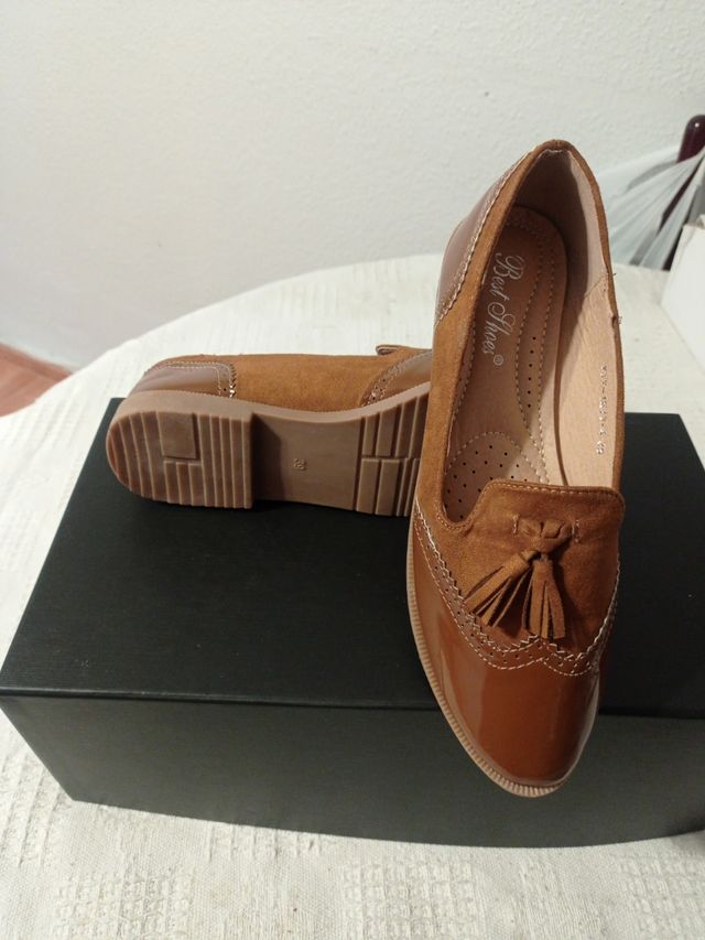 Zapatos talla 39 marron
