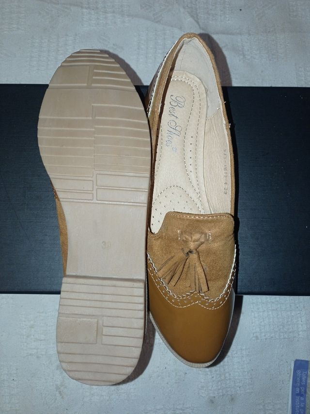 Zapatos talla 39 marron