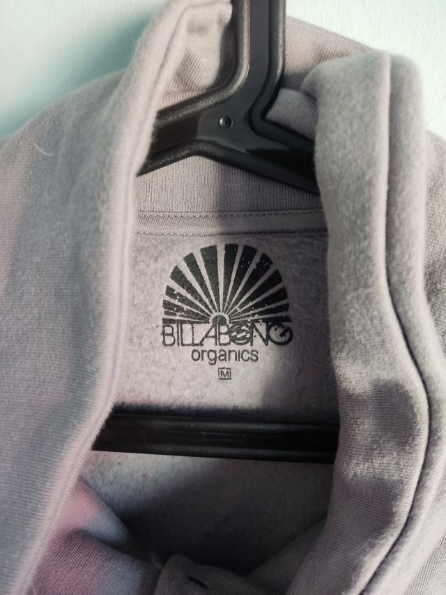 Sudadera Billabong  gris muy abrigada talla M