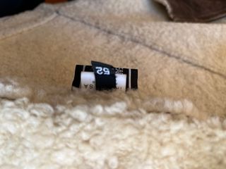 Cazadora de piel doble face marrón estilo aviador