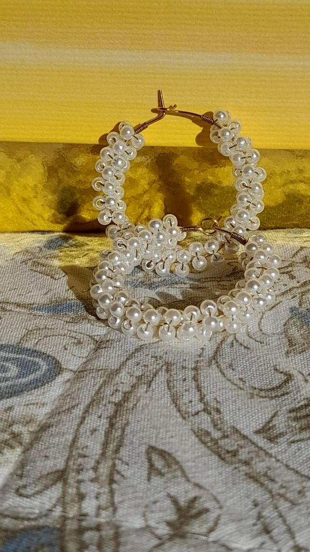 Pendientes artesanales de acero inoxidable