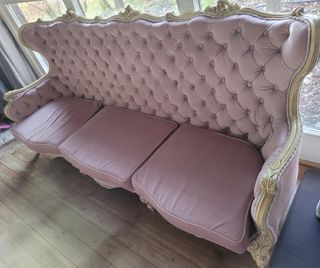 Sofa tres plazas rococó