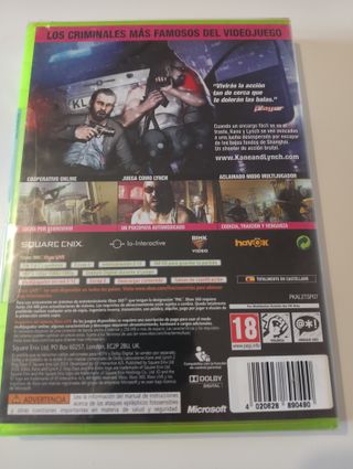Kane & Lynch 2 Dog Days Xbox 360 Precintado
