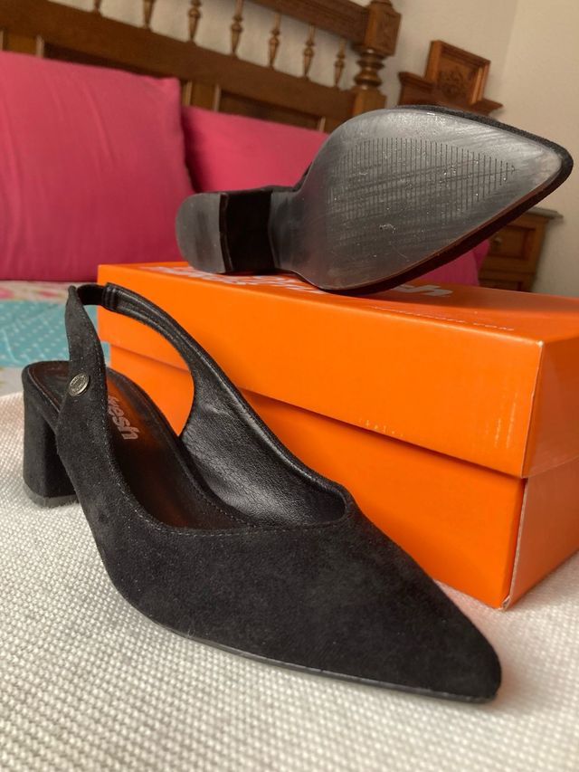 zapatos ante negros 38 Refresh