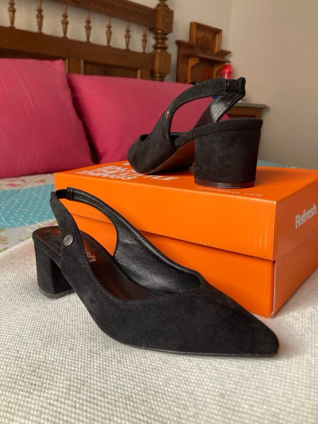 zapatos ante negros 38 Refresh