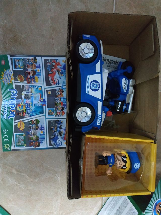 Pinypon vehículos policiales
