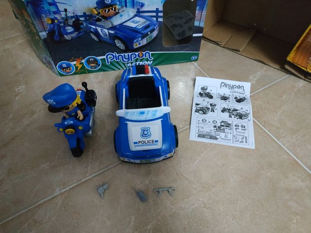 Pinypon vehículos policiales