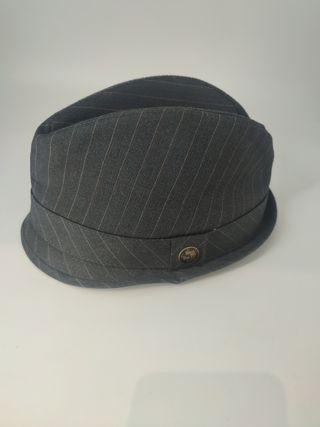 Sombrero gris y rallas blancas talla ,Goorin Bros.