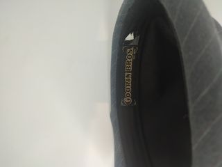 Sombrero gris y rallas blancas talla ,Goorin Bros.