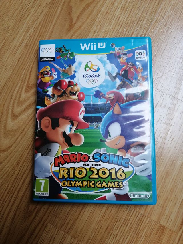 Juego original Wii U "Mario Sonic Rio 2016"
