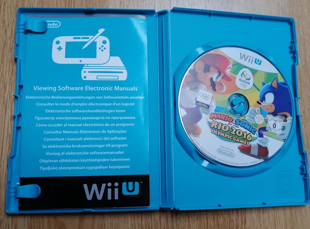 Juego original Wii U "Mario Sonic Rio 2016"