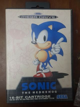 Sonic mega Drive con caja