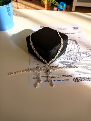 CONJUNTO DE IMITACIÓN DIAMANTES! 