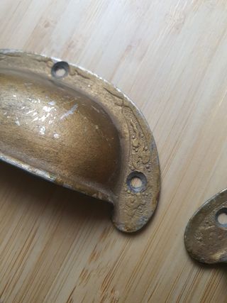 lote 6 Tiradores de concha