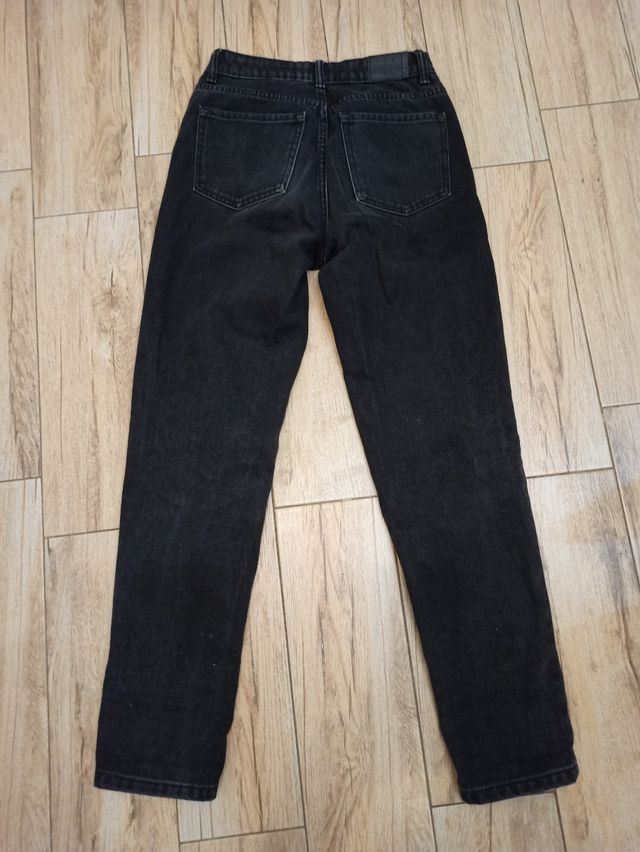 Jeans Bershka Mom nero