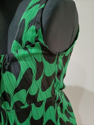 Blusa verde y negra
