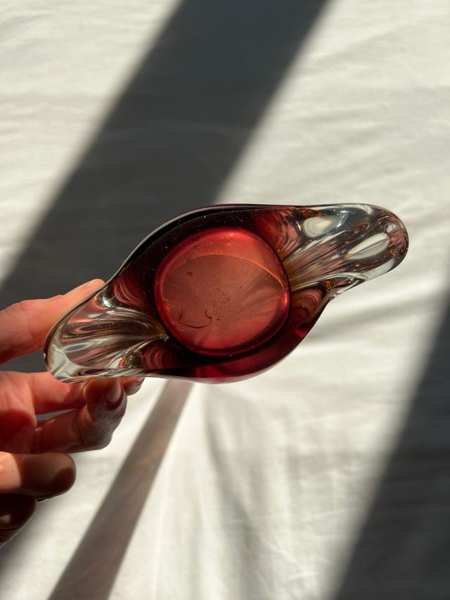 vaso di Murano in vetro sommerso