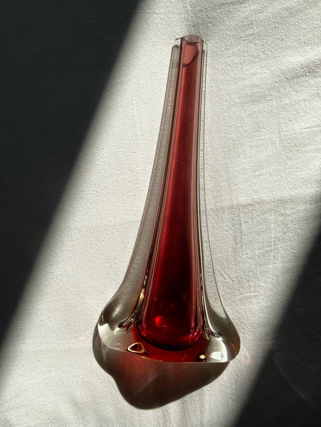 vaso di Murano in vetro sommerso